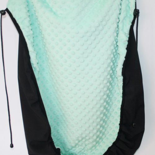 Minky sa softshellom crne boje